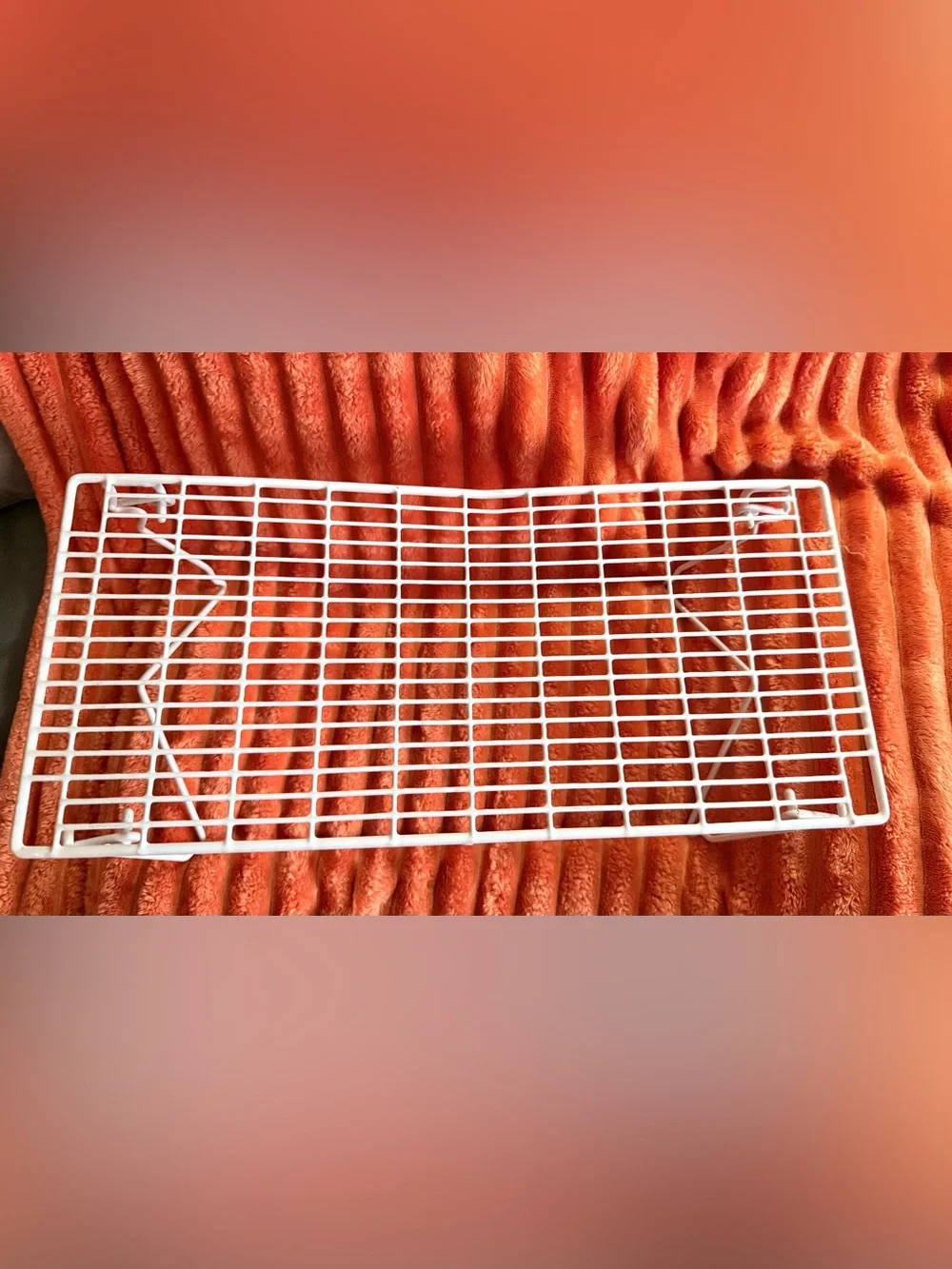 White Wire Shelf Organizer - Multi-Tier Home Storage (4 for one price!)